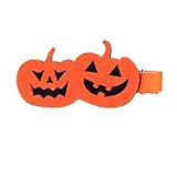 Halloween Cartoon Hair Clips Hairpin Hair Accessories Cosplay Costume WJR06 (Pumpkin)