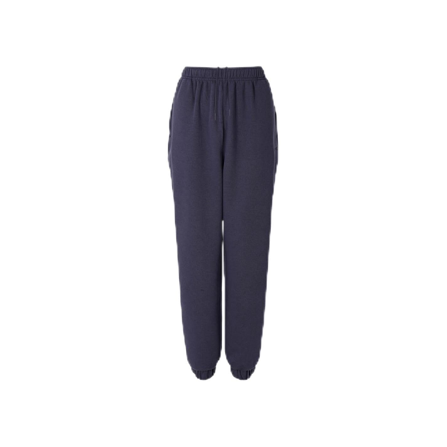 Slazenger Womens Closed Hem Fleece Pants Charcoal 14