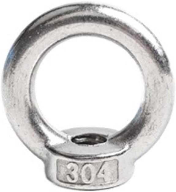 Triangle Ring nut M3-M24 304 Stainless Steel Circle/Triangle Eye Nut Marine Lifting Eye Nut Ring Nuts Loop Hole for Cable Rope Lifting (Color : Triangle, Size : M24 (1Pcs))