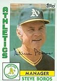Steve Boros autographed Baseball Card (Oakland Athletics) 1984 Topps #531 - Autographed Baseball Cards