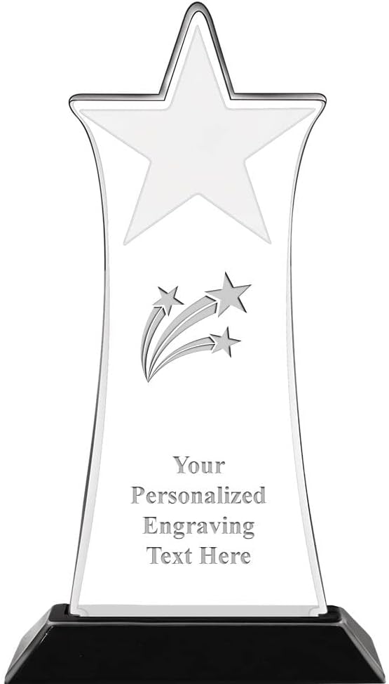 Crown Awards 8.75" Meteorite Acrylic Award, Personalize with Your Engraving
