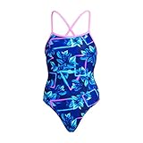 Funkita Badeanzug Ladies Strapped In Leaf Laser - Schwimmanzug Damen, Größe:38