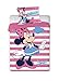 Produktbild Disney 2 TLG Kinderbettwäsche 100x135 40x60 Minnie Mouse 102 Bettwäsche Babybettwäsche
