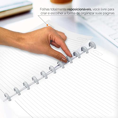 Refil Caderno De Disco ISCOOL Pautado Classic 100 F 90g G