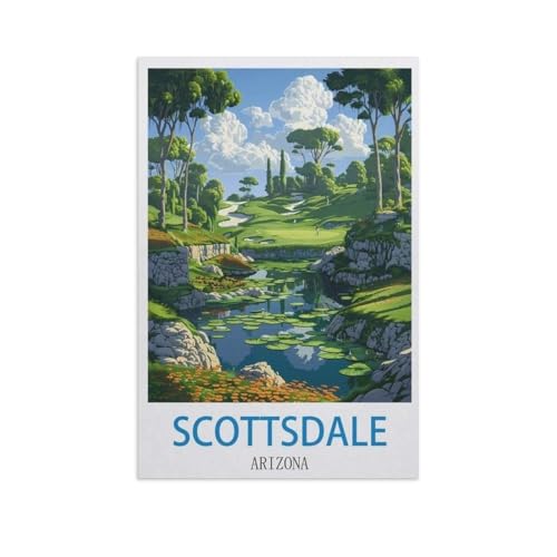 Peinture diamant 5D grand format Scottsdale pour toile sans plis