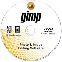 GIMP Photo Editor 2025 on CD Disc | Premium Professional Image Editing Software Compatible with Windows 11 10 8.1 8 7 Vista XP PC 32 & 64-Bit, Mac & Linux | Lifetime Licence & No Monthly Subscription