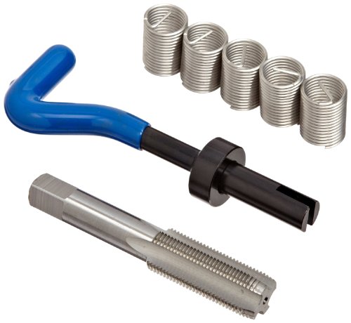 Filetage 9/16"-12 avec embout fileté hélicoïdal E-Z Lok 304 inox de 2,9 cm pour réparation taraudage