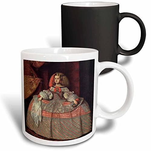 3dRose The Infanta Margarita C. 1658-60 by Diego Velazquez De Silva Magic Transforming Mug, 11-Ounce