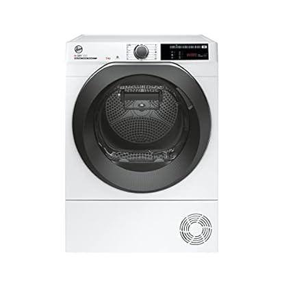 Foto di Hoover H-DRY 500 Asciugatrice 9 Kg a Pompa di Calore Inverter, Wi-Fi + Bluetooth, Active Dry, Motore Eco-Power, 15+1 Programmi, Classe C, 85x59,6x60,4 cm (AxLxP), Bianco, NDE H9A3TCBEXS-S