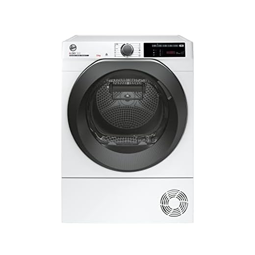 Hoover H-DRY 500 Asciugatrice 9 Kg, Pompa di Calore, Libera Installazione, 59,6 x 58,5 x 85 cm, Classe A+++, Controllo Wi-Fi + BLE, App hOn, Griglia Scarpe, Bianca - NDE H9A3TCBEXS-S