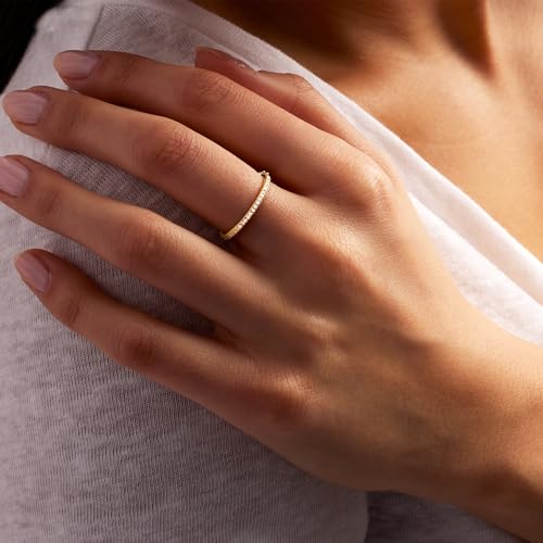 Pure Collection by Ross-Simons 0.15 ct. t.w. Diamond Eternity Band in 14kt Yellow Gold4