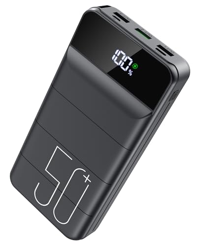 LOOPEAK Power Bank 50000mAh 22.5W Fast Charging Portable Charger, USB C Quick Charge with 3 Outputs & 2 Inputs, LED Display, Huge Capacity External Cell Phone Battery Pack for iPhone, Samsung, iPad