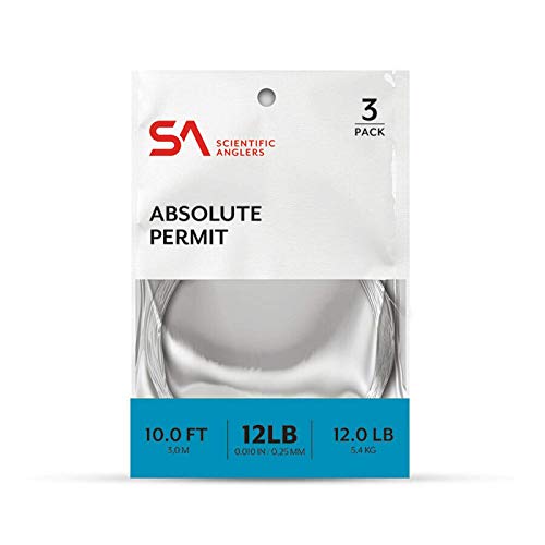 Scientific Anglers Absolute Permit Leader - 3 Pack (20lb) by Scientific Anglers - Used condition - US$11.94