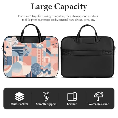Bolsa para Laptop 17 Pulgadas Impermeable Estilo Patchwork miniatura 4