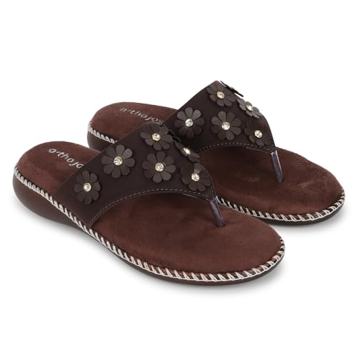 Image of ORTHO JOY doctor Fancy Footwear for women || Orthopedic Women's Fancy Slipper /Sandal For Women