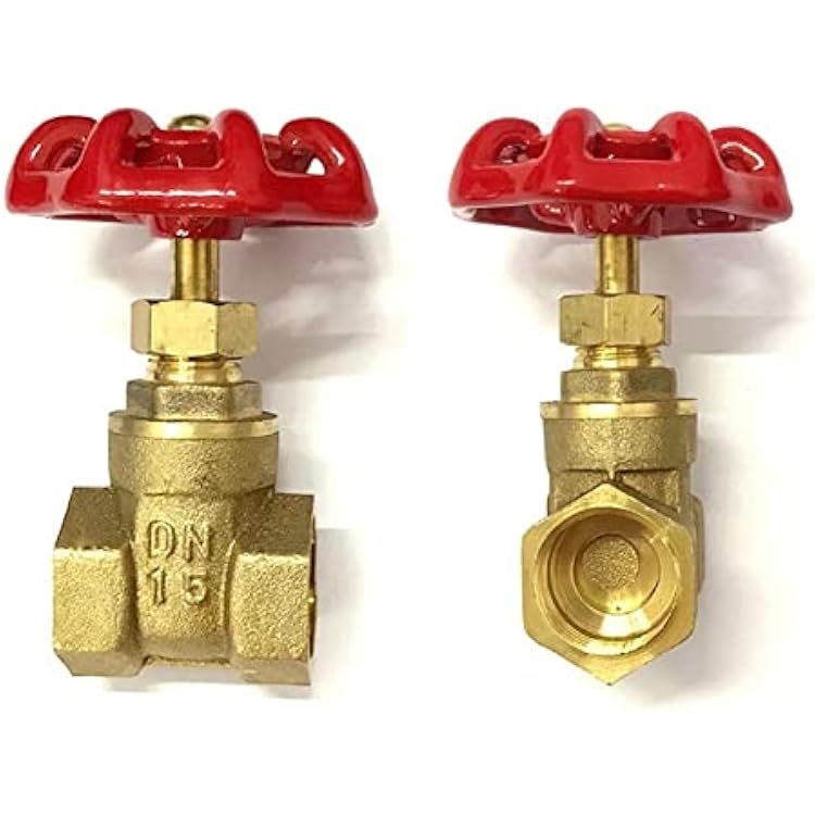 Valve 1/2 3/4 1 2 3 4 Brass Gate Valve Switch Valve Water Valve Internal Thread Steam Valve(1.5 Inch)