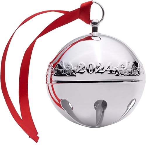 Wallace 2024 versilberte Schlittenglocke Ornament 54. Auflage – Ansicht 3