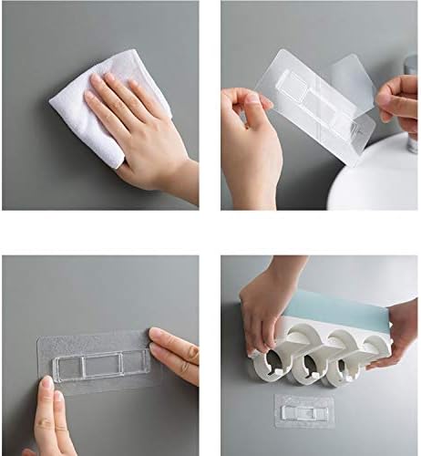 Wall Mounted Family Tooth Brush Holder Set Plastic Bathroom Toothbrush Storage Rack Toothpaste Dispenser