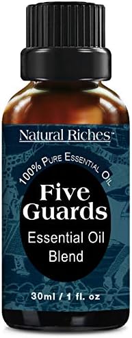 Natural Riches Five Guards Essential Oil Blend for Health Shield Aromatherapy with Clove Cinnamon Lemon Rosemary Eucalyptus Oil - 30ml