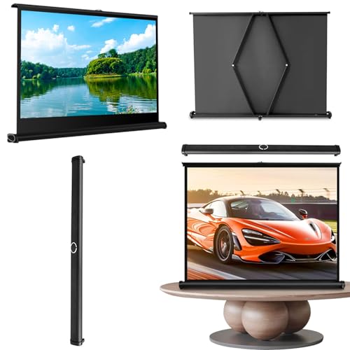 Pantalla manual retráctil para proyector 30" 4:3