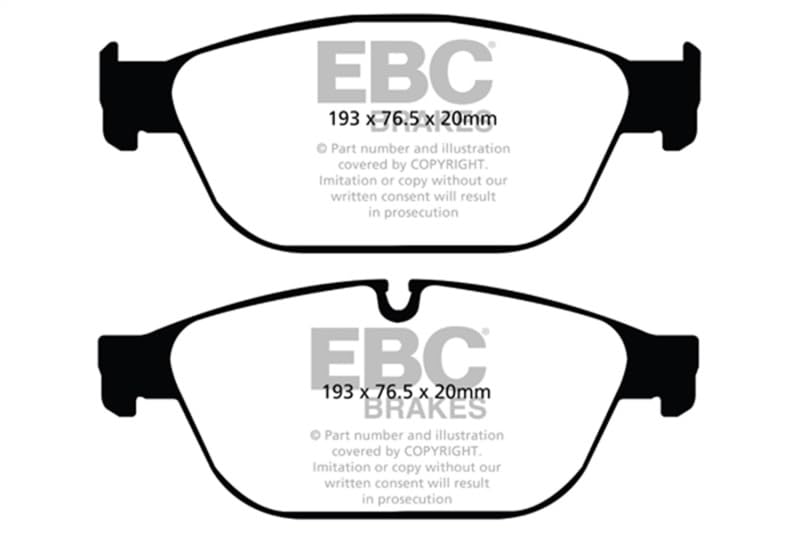 Image of EBC Brakes Redstuff 3000 Series Sport Brake Pad Set DP32087C to Fit AUDI