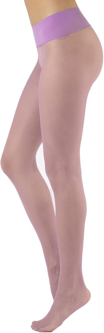 CALZITALY Seamless Sheer Tights Plain or with Polka Dots | Black, Skin, Blue | S, M/L, L/XL | 15 DEN | Made in Italy
