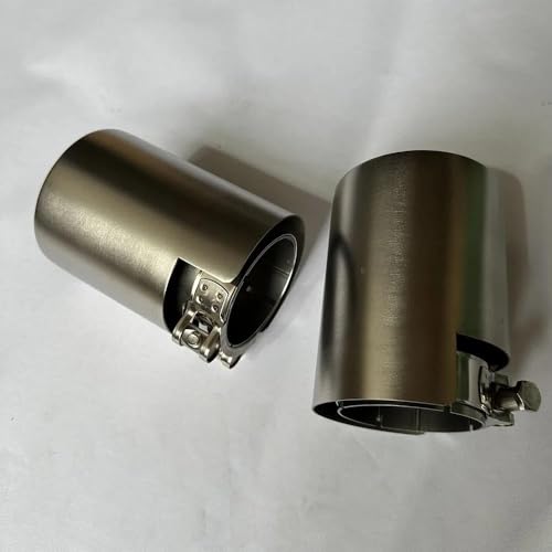 Tubo de escape de acero inoxidable de 70mm-89mm para silenciador de coche F20 F30 2