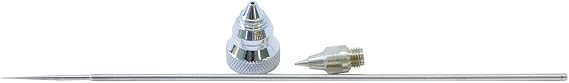 Paasche Airbrush C-TG1-WG Double Action Gravity Feed Airbrush. Includes Three Head Sizes. with Custom White-Gold Coloring. (Airbrush Made in The USA)