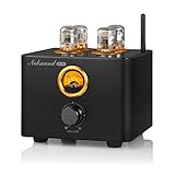 Combined design of tubes and transistors: using 6P16A as preamplification, the sound is clear, warm, smooth and delicate with high fidelity. 2PCS Toshiba C5198 and 2PCS 1941 triode for power amplification, each channel can output 25W, easily to drive all home passive speakers.
