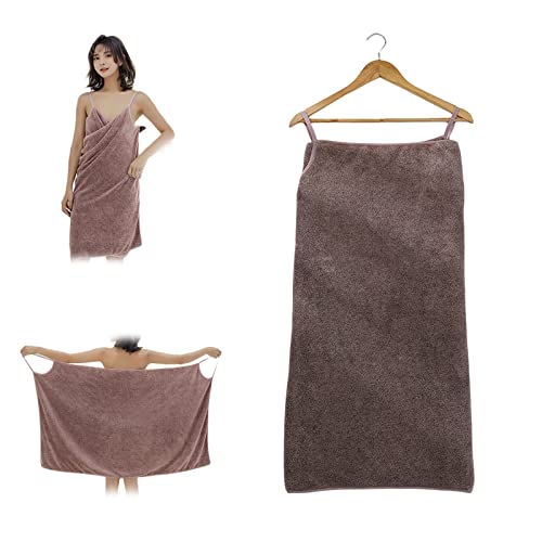 DapKuj Coral Velvet Wearable Bath Towel #TOP28