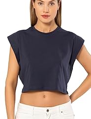Crop Navy Blue