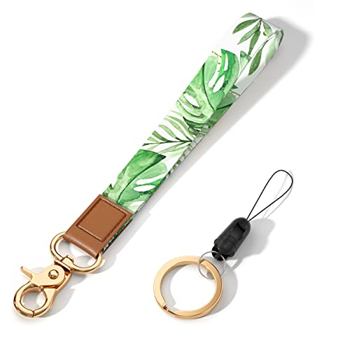 Image of Wrist Lanyard Key Chain, Cute Wristlet Strap Keychain Holder for Women Men Car Keys ID Badges Card Wallet Phone Camera