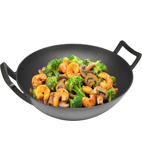 Cuisiland pre-Seasoned 30cm 12 inch cast Iron Wok by Cuisiland - Used condition - CA$21.66