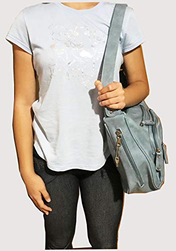 Image of Concealed Carry Hobo Bag Locking Crossbody Bag with Built-in Credit Card Slots