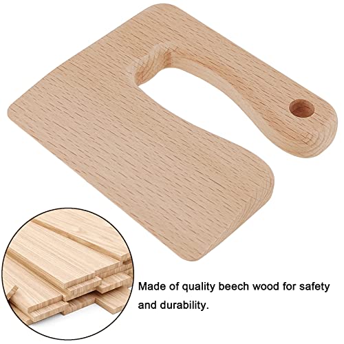 Wooden Kids Knife, Yeebline Wooden Handmade Children Knife For Safe Cutting Fruits And Vegetables, Fish Shape Wooden Kids Kitchen Chopper Tools (Wooden) #TOP2