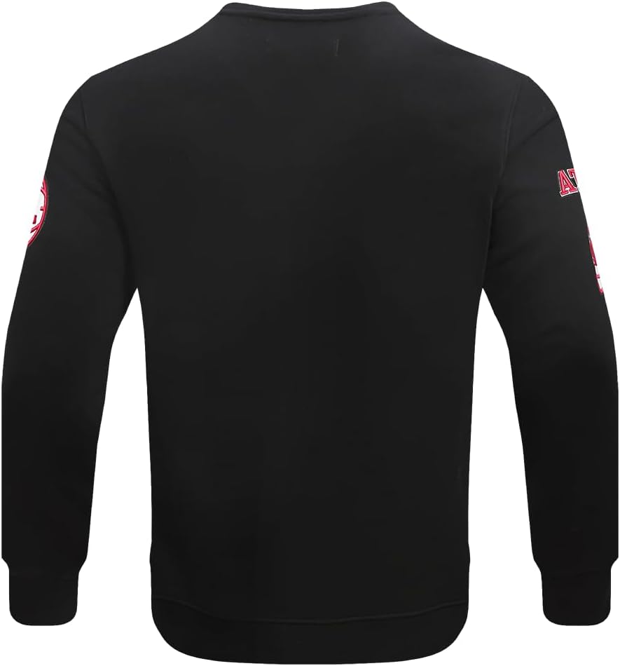 Pro Standard Mens NBA Old English Brushed Back French Terry Crewneck Sweatshirt - Image 5