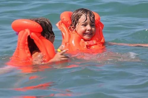 Image of ClearChoice:- Kids Swim Life Jacket & Swim Ring, Multi Color, 4-8 Year | Ages 3-8 Years, Two Adjustable Quick Release Buckles, 10 Gauge Vinyl, Vibrant Yellow