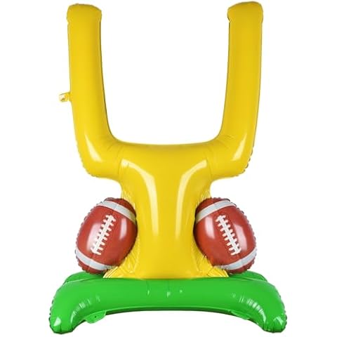 Football Party Supplies Kit - Goal Post Balloon Set for Football Birthday,Tailgate Celebrations & Decorations Cover