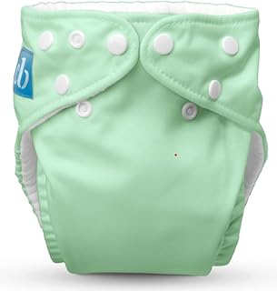 Charlie Banana Cloth Diapers, Reusable, Washable, Adjustable One Size Diaper, for Babies and Toddlers, with Absorbent Insert - Sage, 1 Pack