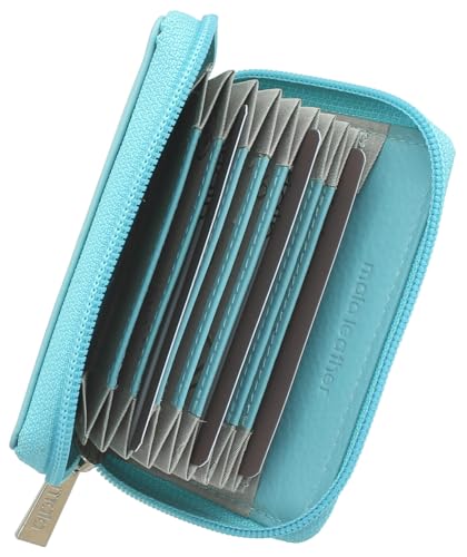 Porte-cartes en cuir anti-piratage RFID Mala Origin contre le vol de données