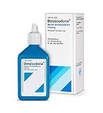 Betaisodona® Mund-Antiseptikum 100 ml, Lösung gegen Bakterien, Pilze oder Viren zum Gurgeln und Spülen, mit PVP-Iod – gut verträglich für die Schleimhaut – milder Geschmack – färbt Zähne nicht