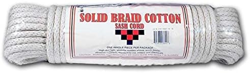 100-ft. Rope Solid Braid Cotton Sash Cord