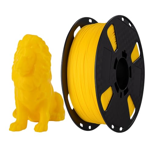 Image of CC3D PLA+ Yellow 1.75mm 1KG 3D Printer Filament - FDM 3D Printing Material - Pro Plus Filament (Max Yellow)