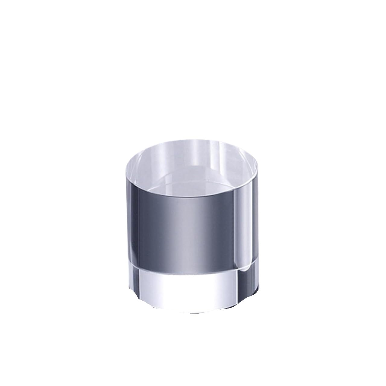 LQZAXSRDR Clear Acrylic Display Block, Acrylic Cylinder Display Block Diameter 3-20cm(5cm)