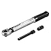 Produktbild Drehmomentschlüssel, TACKLIFE 1/4 Drehmomentschlüssel mit 3/8 Adapter und Verlängerungsstange, 5-25 Nm, ± 4% Genauigkeit, Geeignet für Fahrrad & Motorrad - HTW4B