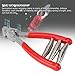 Generic Starting Clamp Tennis Racket Starting Clamp, Tennis 3 Spring Starter Stringing Tool, High Strength Badminton Clamp Tennis Stringing Clamp Racket Stringing Tool Sports Supplies, Green