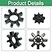Lyxheth 2Sets Damper Electric Power Steering Motor Shaft Kit, Steering Coupler, Steering Motor Shaft Damper and Spacer, Steering Bushing Replacement for C-HR Camry Prius OEM#4525428040 4525328130