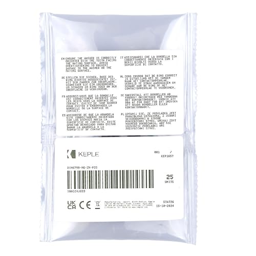 M6 Serrated Lock Washers (Pack of 25) Zinc Plated Alloy Steel Washers External Toothed Gasket Serrated Lock Washer DIN 6798 (6.4mm 11mm) - Image 2