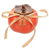 KICHOUSE Kaki Ornamente Teegläser Teehalter Organizer Süßigkeiten Tischbehälter Teekannenkorb Gläser Mit Deckel Durchsichtige Dosen Königskerzen Teedekorationen Pop Keksdose