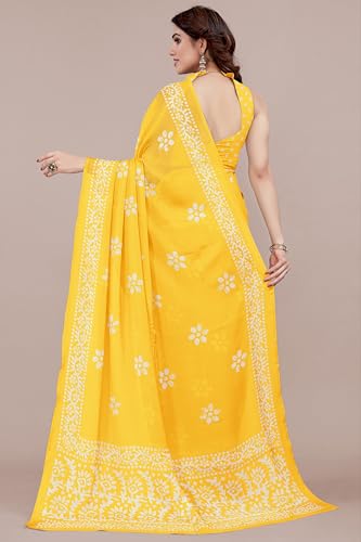 Image of MIRCHI FASHION Women's Ready to Wear 1 Minute Drape Chiffon Printed Saree with Blouse Piece